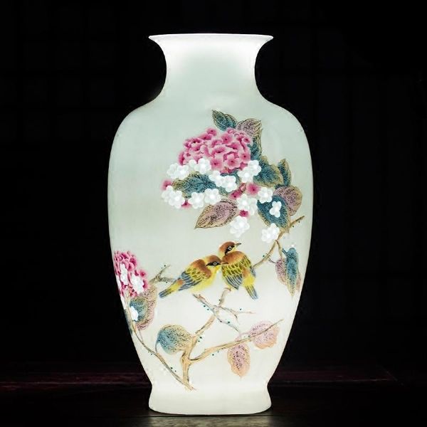 vases jingdezhen ceramic pastels hand painted sculptures thin linglong modern chinese vase living room ornaments porcelain
vases jingdezhen ceramic pastels hand painted sculptures thin linglong modern chinese vase living room ornaments porcelain