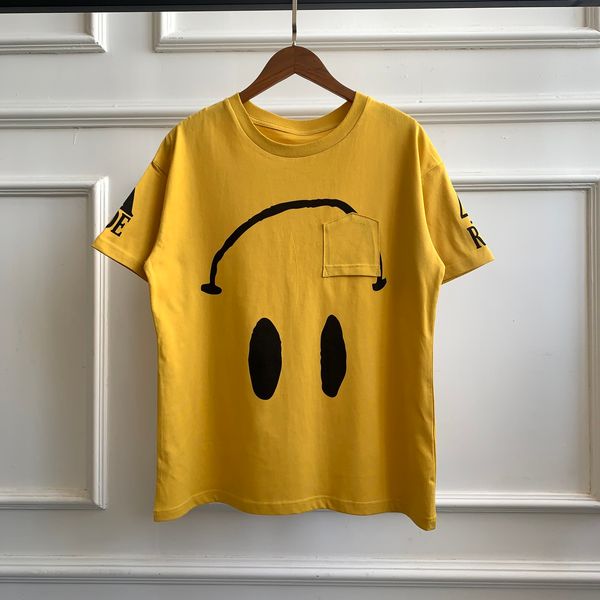2021 new nova chegada o mais cedo possvel rccky awge camisa das mulheres dos homens divertido flip smiley rosto invertido bolso amarelo t vl, Black
2021 new nova chegada o mais cedo possvel rccky awge camisa das mulheres dos homens divertido flip smiley rosto invertido bolso amarelo t vl, Black
