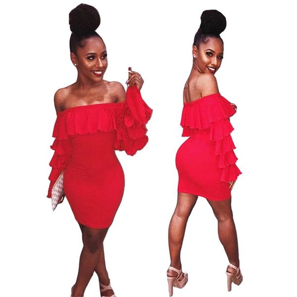 casual dresses women's solid color one word shoulder edge slim dress nightclub party mini, Black;gray
casual dresses women's solid color one word shoulder edge slim dress nightclub party mini, Black;gray