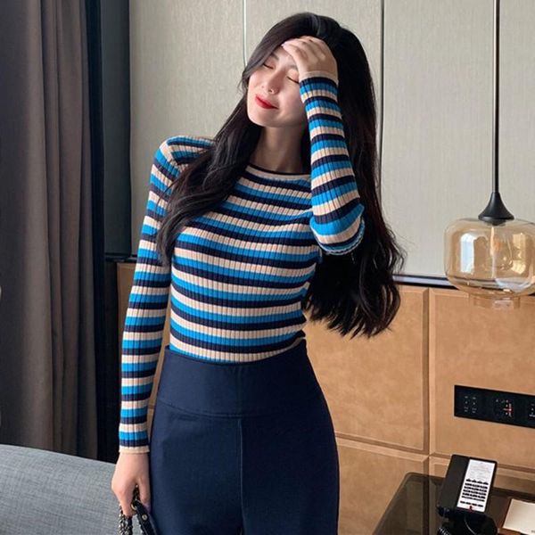 women's sweaters knitting sweater brief stripe pullover casual slim o-neck basic fashion simple 2021 female, White;black
women's sweaters knitting sweater brief stripe pullover casual slim o-neck basic fashion simple 2021 female, White;black