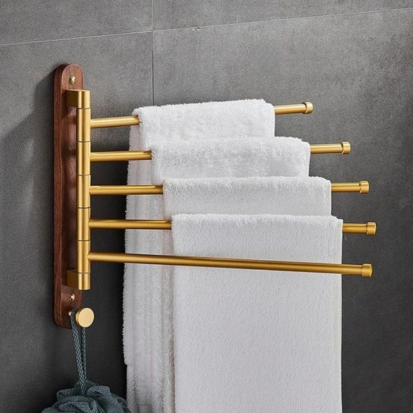 towel racks walnut space aluminum bathroom swivel bar 5-arm swing hanger rack with hook punch-wall mount rotating rail
towel racks walnut space aluminum bathroom swivel bar 5-arm swing hanger rack with hook punch-wall mount rotating rail