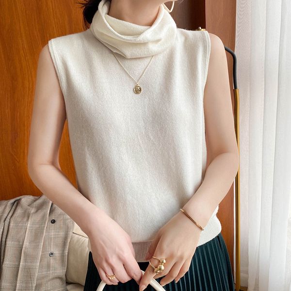 2021 women autumn new cashmere slim fashion vest ladies pure color all-match knitted base shirt e2j2, White
2021 women autumn new cashmere slim fashion vest ladies pure color all-match knitted base shirt e2j2, White