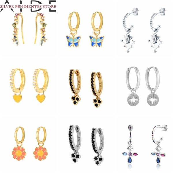 hoop & huggie aide exquisite dripping oil enamel earrings women piercing jewelry 925 sterling silver butterfly round hoops orecchini, Golden;silver
hoop & huggie aide exquisite dripping oil enamel earrings women piercing jewelry 925 sterling silver butterfly round hoops orecchini, Golden;silver