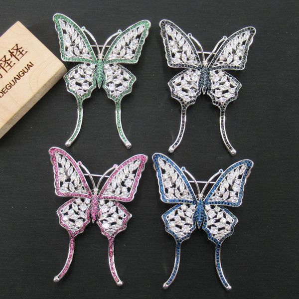 pins, brooches apdgg 40x58mm mixed color gold plated cz micro butterfly brooch, Gray
pins, brooches apdgg 40x58mm mixed color gold plated cz micro butterfly brooch, Gray