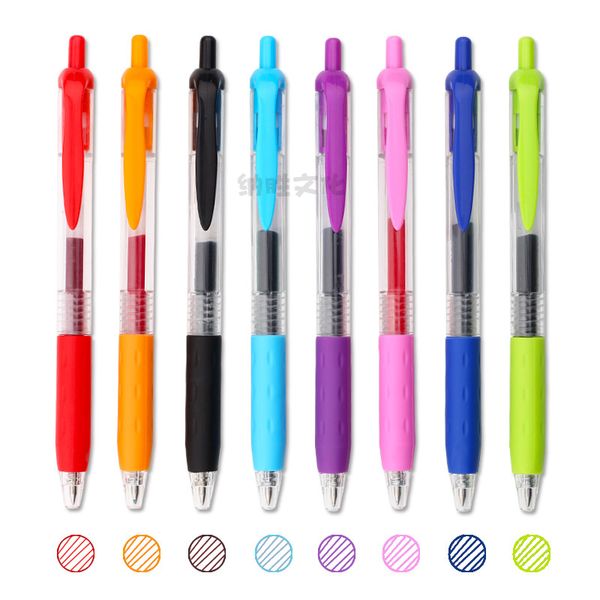 1 pcs 8 colors quick dried gel ink pen click type office special signature pen exam pen 0.5mm students supplies
1 pcs 8 colors quick dried gel ink pen click type office special signature pen exam pen 0.5mm students supplies