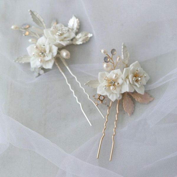 hair clips & barrettes elegant bridal hairpin handmade ceramic flowers sticker opal crystal gold leaf wedding accessories, Golden;silver
hair clips & barrettes elegant bridal hairpin handmade ceramic flowers sticker opal crystal gold leaf wedding accessories, Golden;silver