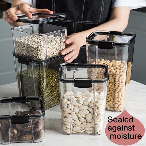 storage bottles & jars 1800ml set box food grade plastic snack nut dry goods sealed jar transparent household grains kitchen
storage bottles & jars 1800ml set box food grade plastic snack nut dry goods sealed jar transparent household grains kitchen