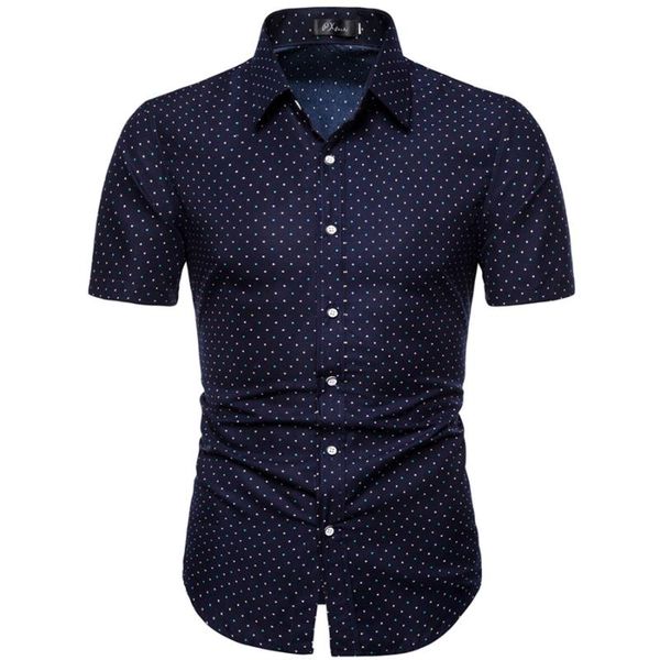 men's casual shirts -5xl dot-print business shirt for summer short sleeve the office men blouse regular large size clothing, White;black
men's casual shirts -5xl dot-print business shirt for summer short sleeve the office men blouse regular large size clothing, White;black