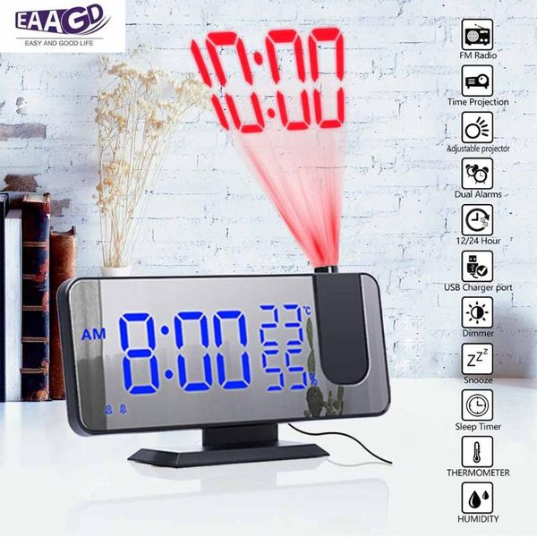 projection alarm clock radio digital led display clock with usb charger ports alarm clocks for bedrooms office heavy sleepers
projection alarm clock radio digital led display clock with usb charger ports alarm clocks for bedrooms office heavy sleepers