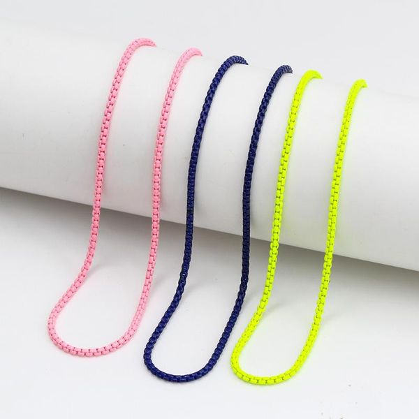 pendant necklaces wish card 1 pcs multicolor copper chain fashion women's necklace bohemian accessories party jewelry gifts, Silver
pendant necklaces wish card 1 pcs multicolor copper chain fashion women's necklace bohemian accessories party jewelry gifts, Silver