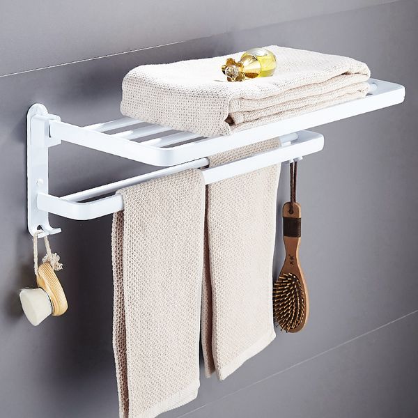 2021 new bathroom rack aluminum alloy 63 cm folding white foldable fixed holder bath shees towel rail h7km
2021 new bathroom rack aluminum alloy 63 cm folding white foldable fixed holder bath shees towel rail h7km