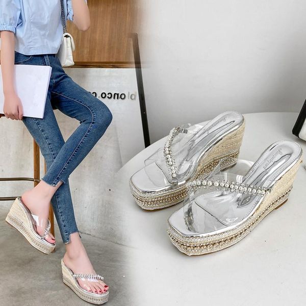 slippers on a wedge women summer female shoes cross-tied luxury slides rubber flip flops platform heeled mules med lady 2021 des, Black
slippers on a wedge women summer female shoes cross-tied luxury slides rubber flip flops platform heeled mules med lady 2021 des, Black
