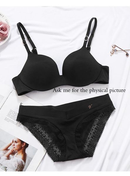 bras sets lingerie adhesive seamless women's bra suit small gathered anti sagging fold up adjustable, Red;black
bras sets lingerie adhesive seamless women's bra suit small gathered anti sagging fold up adjustable, Red;black