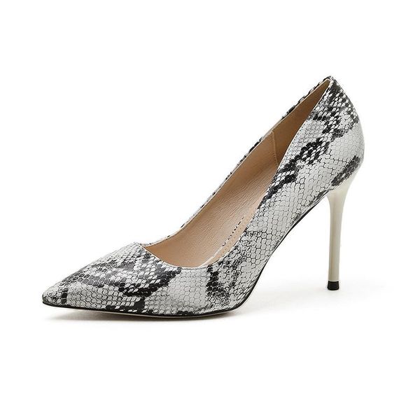 dress shoes women pointed toe party wedding pumps high heel faux snakeskin pattern office ladies, Black
dress shoes women pointed toe party wedding pumps high heel faux snakeskin pattern office ladies, Black