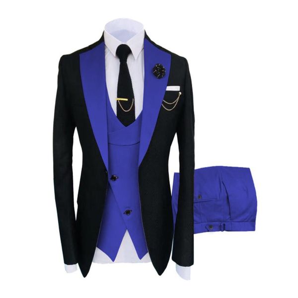 men's suits & blazers veiai 2021 elegant wedding for men black royal blue bridegroom groomsmen man blazer groom tuxedo slim fit formal, White;black
men's suits & blazers veiai 2021 elegant wedding for men black royal blue bridegroom groomsmen man blazer groom tuxedo slim fit formal, White;black