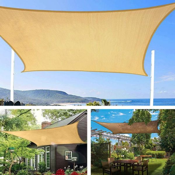 shade sun awning outdoor canopy sail beige uv protection with 4 ropes garden yard patio lawn beach camping accessries
shade sun awning outdoor canopy sail beige uv protection with 4 ropes garden yard patio lawn beach camping accessries