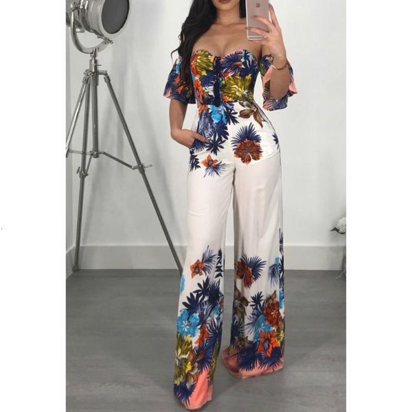 women's jumpsuits & rompers backless off shoulder jumpsuit summer women print romper loose casual overall femme, Black;white
women's jumpsuits & rompers backless off shoulder jumpsuit summer women print romper loose casual overall femme, Black;white
