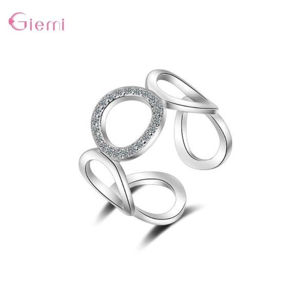 cluster rings s925 sterling silver particular shiny crystal round connecting circle open for women girls party club jewelry, Golden;silver
cluster rings s925 sterling silver particular shiny crystal round connecting circle open for women girls party club jewelry, Golden;silver
