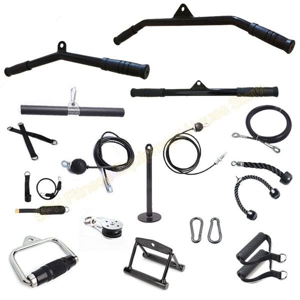 accessories diy home gym lat pull down equipment fitness handle t-bar grip wire rope pully carabiner for seated rowing workout
accessories diy home gym lat pull down equipment fitness handle t-bar grip wire rope pully carabiner for seated rowing workout