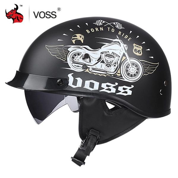 voss motorcycle helmet dot certification summer retro motorbike riding helmet scooter vintage half face breathable m-xxl
voss motorcycle helmet dot certification summer retro motorbike riding helmet scooter vintage half face breathable m-xxl