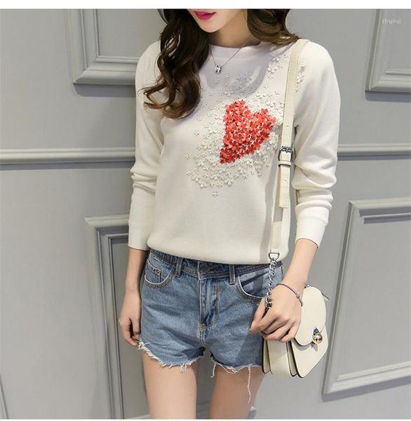 women's sweaters 2021 elegant floral beading women knitted pullover runway brand long sleeve female autumn winter sweater jumper clothe, White;black
women's sweaters 2021 elegant floral beading women knitted pullover runway brand long sleeve female autumn winter sweater jumper clothe, White;black
