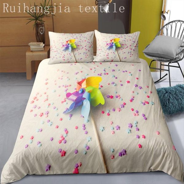bedding sets 3d printing girl set luxury duvet cover twin king size bed paper windmills home textile 240*220cm
bedding sets 3d printing girl set luxury duvet cover twin king size bed paper windmills home textile 240*220cm