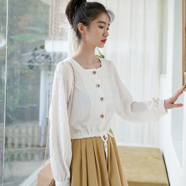 2021 new women casual chiffon blouses solid long sleeve office ladies white fashion single breasted slim shirts blouse yep0, Tan;black
2021 new women casual chiffon blouses solid long sleeve office ladies white fashion single breasted slim shirts blouse yep0, Tan;black