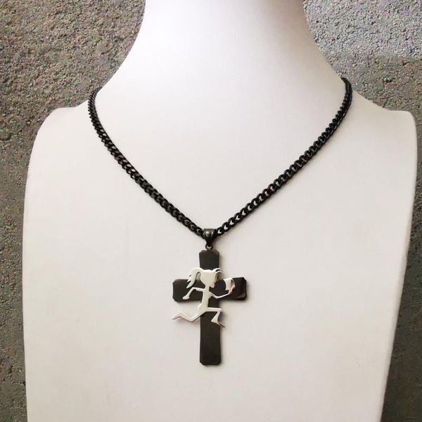 pendant necklaces charm insane clown posse twiztid large black cross hatchetman hatchet women icp stainless steel necklace 24'', Silver
pendant necklaces charm insane clown posse twiztid large black cross hatchetman hatchet women icp stainless steel necklace 24'', Silver