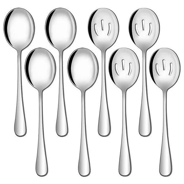 spoons stainless steel spoons, 8pcs 8.5 inches serving slotted set for buffet can banquet cooking
spoons stainless steel spoons, 8pcs 8.5 inches serving slotted set for buffet can banquet cooking