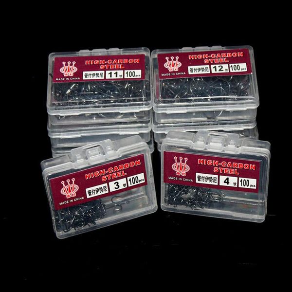 fishing hooks 100pcs 1 box steel fishhooks carp jig head set pesca high carbontackle
fishing hooks 100pcs 1 box steel fishhooks carp jig head set pesca high carbontackle