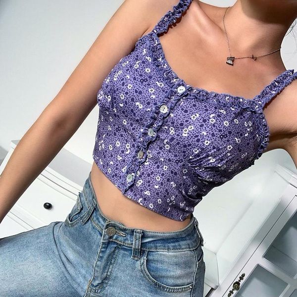 women's tanks & camis 2021 sell summer women purple vest fashion sleeveless strapless ruffles crop pullovers ladies camisole, White
women's tanks & camis 2021 sell summer women purple vest fashion sleeveless strapless ruffles crop pullovers ladies camisole, White