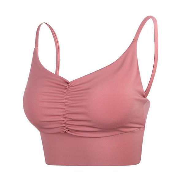 gym clothing sports underwear seamless beauty back gathering strappy yoga bra thin shoulder strap fitness workout brassiere, White;black
gym clothing sports underwear seamless beauty back gathering strappy yoga bra thin shoulder strap fitness workout brassiere, White;black