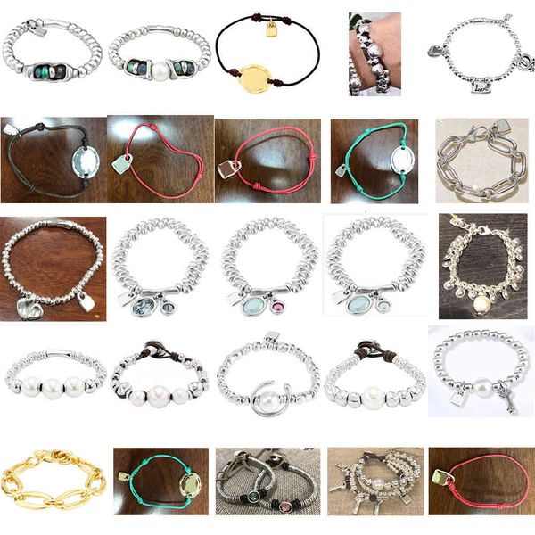 2021 stainless steel plated 925 silver color red green string fashion charm bead bracelet whole, Golden;silver
2021 stainless steel plated 925 silver color red green string fashion charm bead bracelet whole, Golden;silver