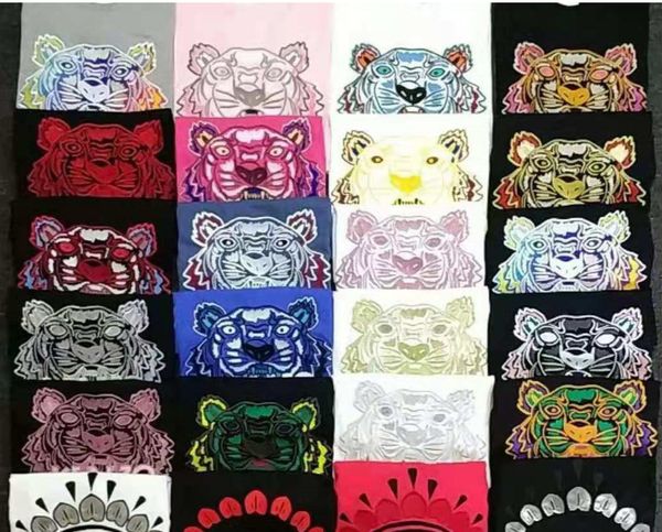 japanese streetwear t-shirts 2021 summer cotton round neck tiger head embroidery couple short-sleeved t-shirt, White;black
japanese streetwear t-shirts 2021 summer cotton round neck tiger head embroidery couple short-sleeved t-shirt, White;black
