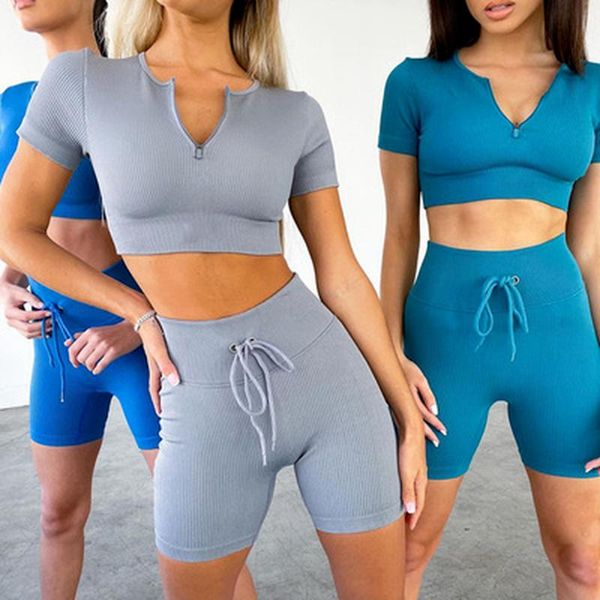 yoga outfit ribbed women 2021 fitness shirt short candy colors crop sports t-shirt gym
yoga outfit ribbed women 2021 fitness shirt short candy colors crop sports t-shirt gym