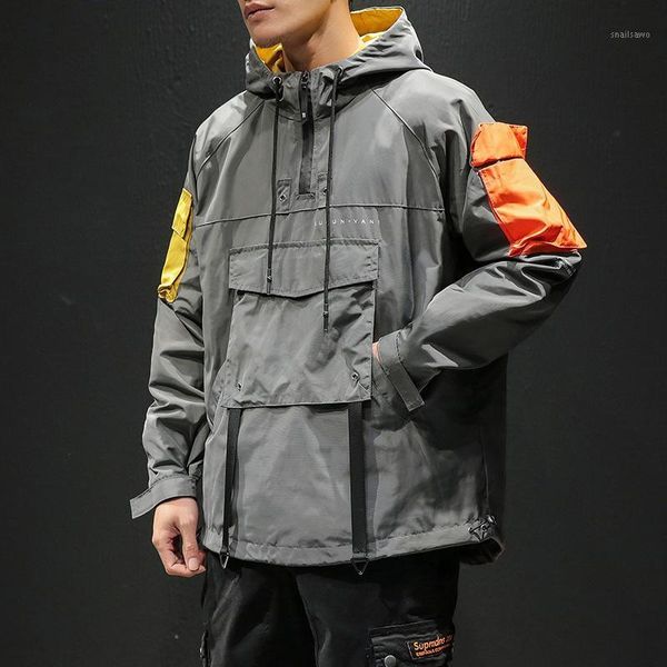 men's jackets spring hip hop hooded patchwork mens jacket coat male hoodies coats 2021 men black couple streetwear hoody bomber m-5xl, Black;brown
men's jackets spring hip hop hooded patchwork mens jacket coat male hoodies coats 2021 men black couple streetwear hoody bomber m-5xl, Black;brown