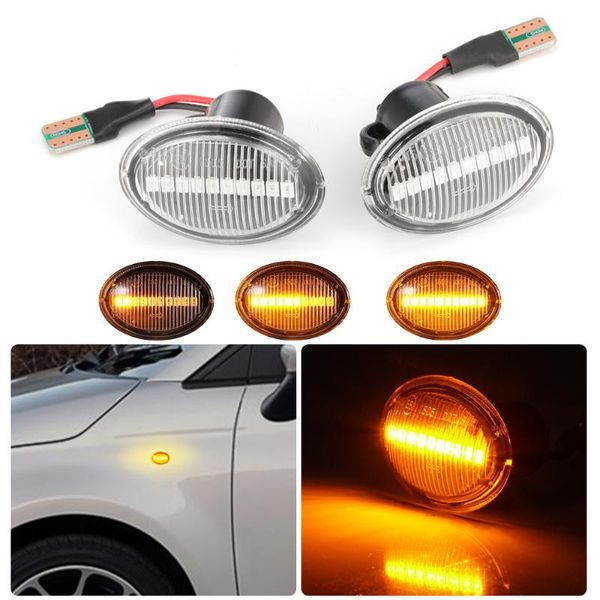 emergency lights 2pcs for abarth 500 led turn signal streamer side light with emark flowing marker blinker lamp car
emergency lights 2pcs for abarth 500 led turn signal streamer side light with emark flowing marker blinker lamp car