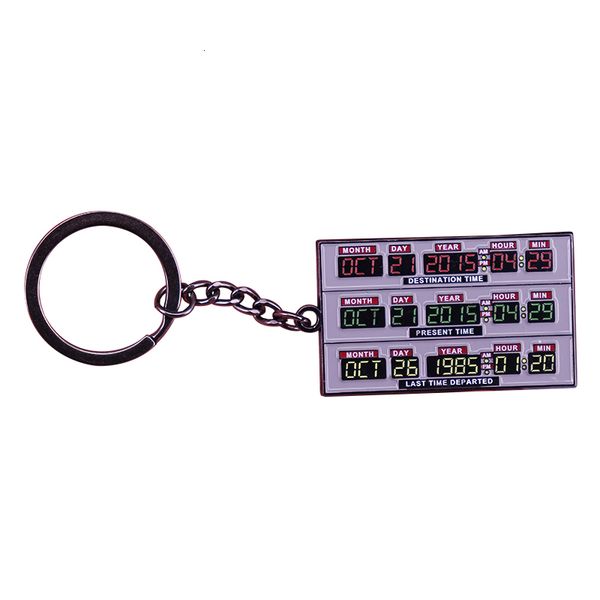 keychains time circuits enamel keyring back to the future keychain classic movie travel buff gift, Silver
keychains time circuits enamel keyring back to the future keychain classic movie travel buff gift, Silver