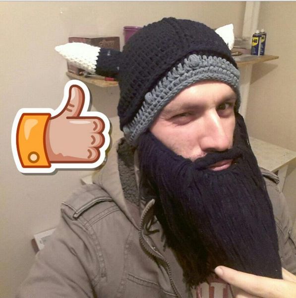 berets halloween personality hat mustache horn autumn and winter men wholesale warm keeper, Blue;gray
berets halloween personality hat mustache horn autumn and winter men wholesale warm keeper, Blue;gray