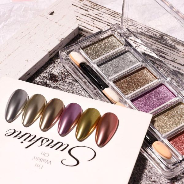 nail glitter 6 colors holographic powder on nails chrome dip gel polish for manicure pigment, Silver;gold
nail glitter 6 colors holographic powder on nails chrome dip gel polish for manicure pigment, Silver;gold