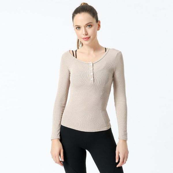 yoga outfits women sport shirt autumn gym fitness running button collar long sleeve t-shirt girls breathable slim skinny shirts1, White;red
yoga outfits women sport shirt autumn gym fitness running button collar long sleeve t-shirt girls breathable slim skinny shirts1, White;red