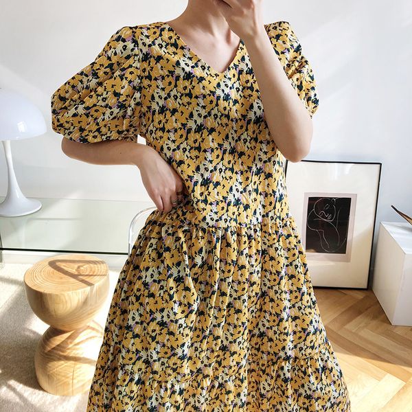 new 2021 fashion summer yellow flower print maxi vintage sleeve women v-neck floral long vestidos ns3h, Black;gray
new 2021 fashion summer yellow flower print maxi vintage sleeve women v-neck floral long vestidos ns3h, Black;gray