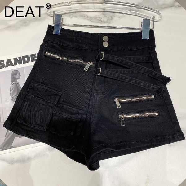women's shorts deat women denim pockets zipper high waist street locomotives style designed fashion spring summer 2021 11d9310, White;black
women's shorts deat women denim pockets zipper high waist street locomotives style designed fashion spring summer 2021 11d9310, White;black