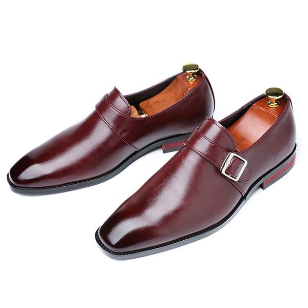 dress shoes men 2021 comfortable gentlemen leather classic formal business loafers cap toe oxfords, Black 
dress shoes men 2021 comfortable gentlemen leather classic formal business loafers cap toe oxfords, Black