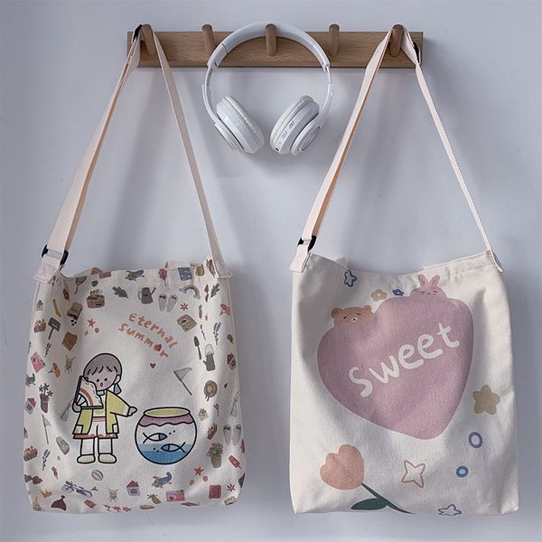 canvas women handbags casual bag for a woman 2021 fashion girls female shopper cute cartoon pattern printed totes crossbody bags, Red;black
canvas women handbags casual bag for a woman 2021 fashion girls female shopper cute cartoon pattern printed totes crossbody bags, Red;black