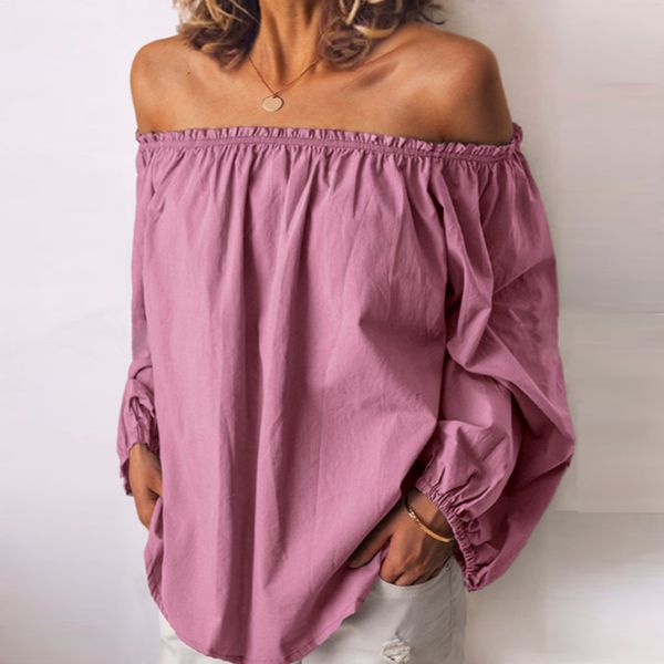 new 2021 fashion women's casual off shoulder long sleeve pleated t-shirt slash neck solid shirt plus size fdwc, White
new 2021 fashion women's casual off shoulder long sleeve pleated t-shirt slash neck solid shirt plus size fdwc, White