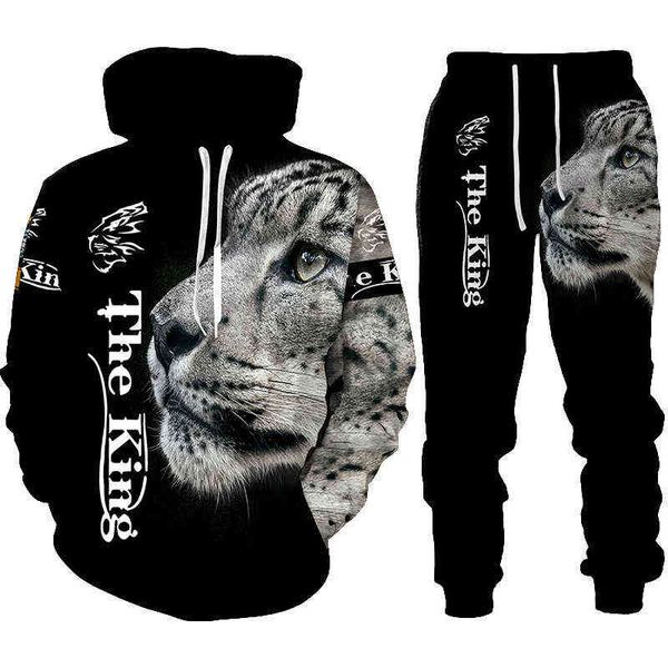 ferocious leopard 3d printed hoodie + pants black tracksuit men women sweatshirts two piece sets long sleeve men's clothing suit g1217, Gray
ferocious leopard 3d printed hoodie + pants black tracksuit men women sweatshirts two piece sets long sleeve men's clothing suit g1217, Gray