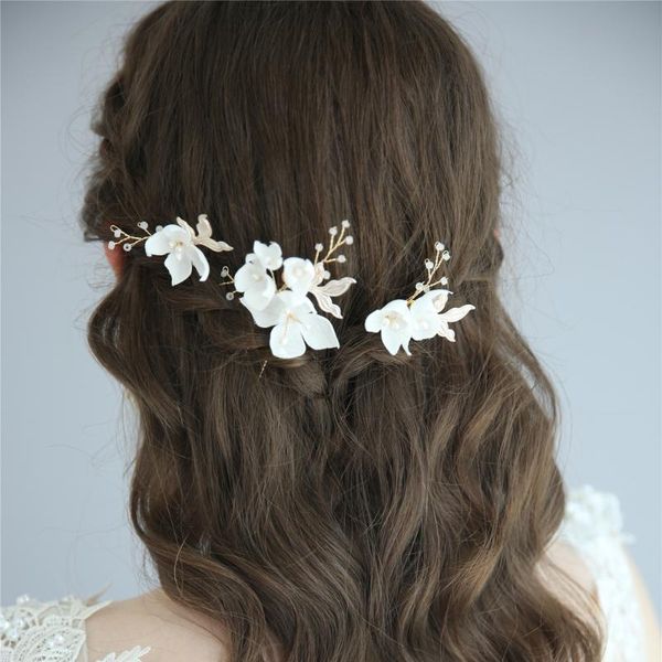 hair clips & barrettes white flower bridal pins set freshwater pearls wedding headpiece party prom jewelry bridesmaid headdress accessories, Golden;silver
hair clips & barrettes white flower bridal pins set freshwater pearls wedding headpiece party prom jewelry bridesmaid headdress accessories, Golden;silver