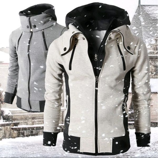 2020 new fake two-piece sports cardigan casual wear men's slim fitting sweater et, Black
2020 new fake two-piece sports cardigan casual wear men's slim fitting sweater et, Black