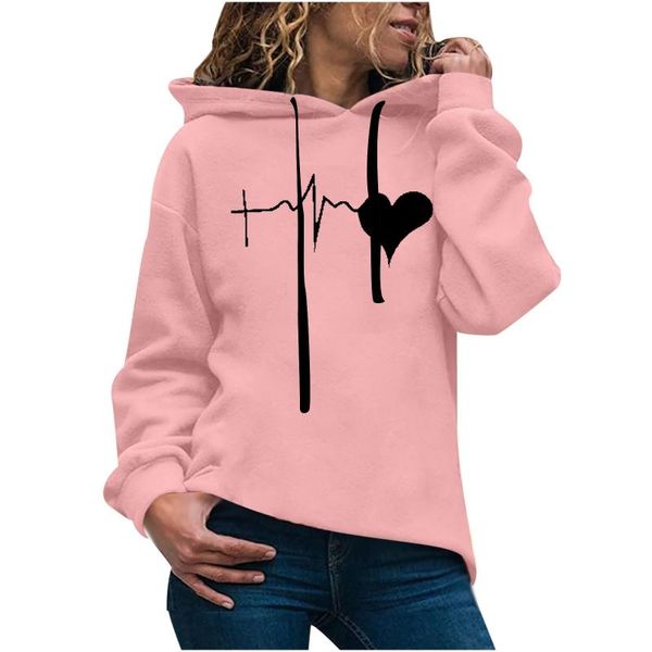 women's hoodies & sweatshirts lady loose sports pullover long sleeve kawaii clothes hip hop hooded fashion casual fun print sweatshirt, Black
women's hoodies & sweatshirts lady loose sports pullover long sleeve kawaii clothes hip hop hooded fashion casual fun print sweatshirt, Black